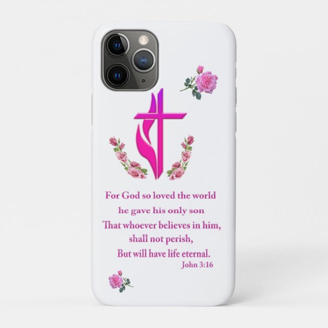John 3:16 Case-Mate iPhone case (Back)