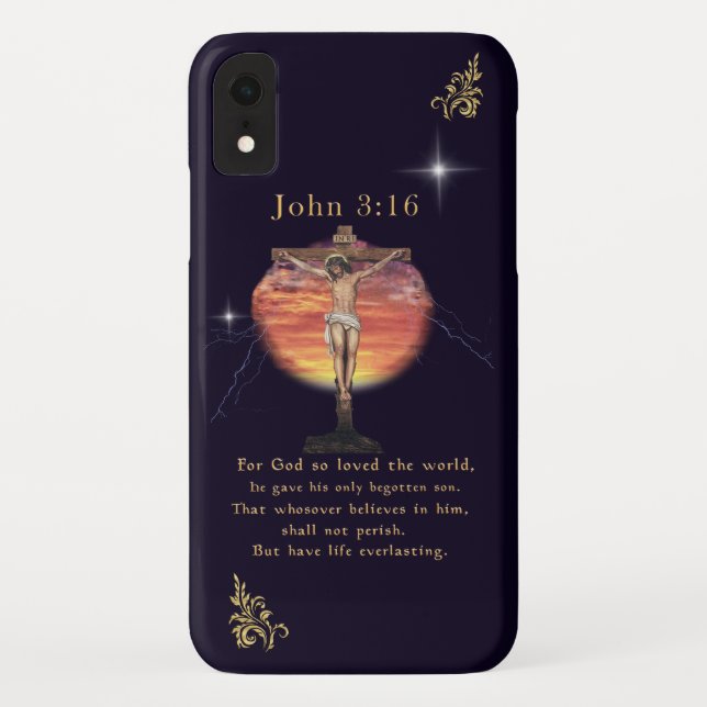 John 3:16 Case-Mate iPhone case (Back)