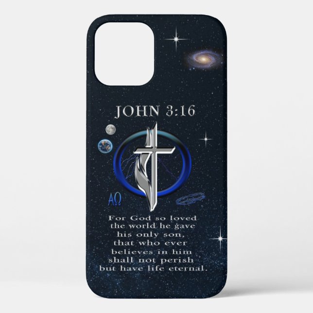 John 3:16 Christian  Case-Mate iPhone Case (Back)