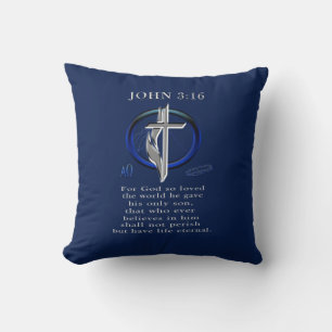 John 3:16 Christian  Cushion