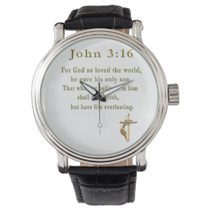 John 3:16 christian gifts watch