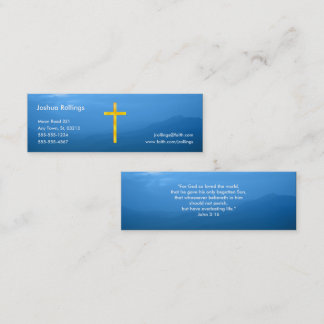 John 3:16 - Christian Mini Business Card