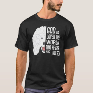 John 3 16 Christian Poodle Men Women Kids Bible T-Shirt