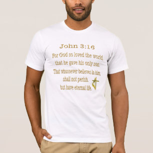 John 3:16 Christian t-shirt