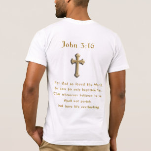 John 3:16 Christian  T-Shirt