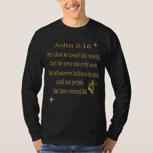John 3:16 Christian t-shirt