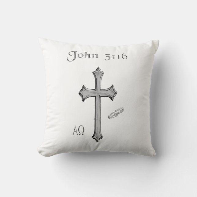John 3:16 clothing cushion (Front)
