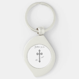 John 3:16 clothing key ring
