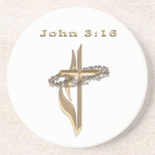 John 3:16 coaster