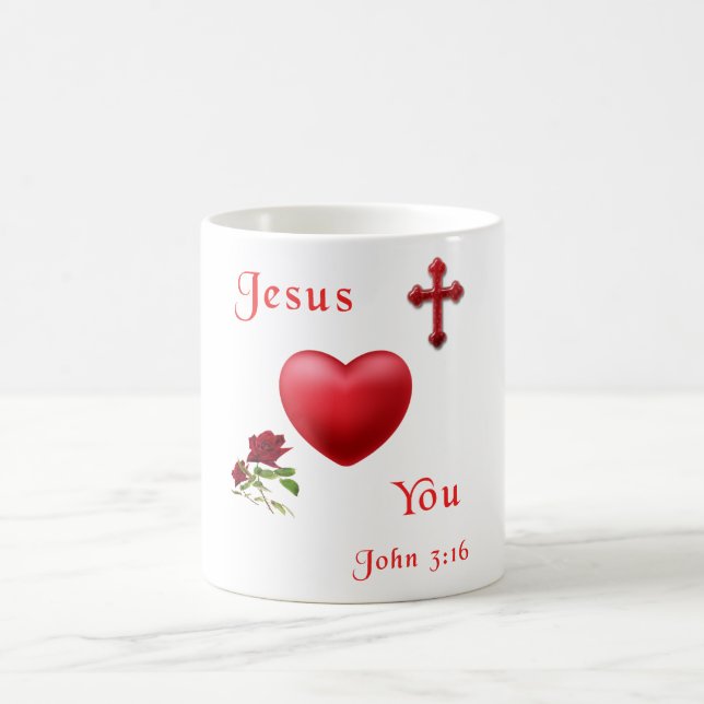 John 3:16 coffee mug (Center)
