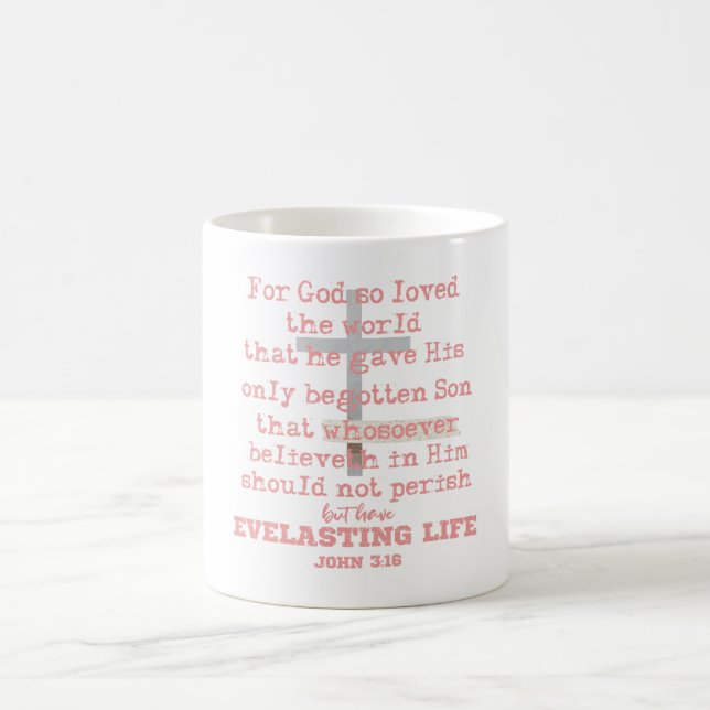 John 3.16 coffee mug (Center)