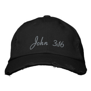 John 3:16 Customisable Embroidered Baseball Cap