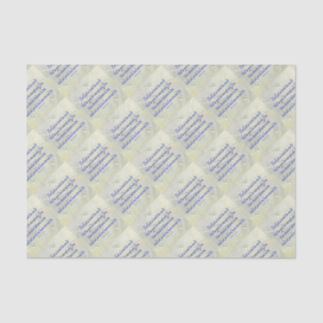 John 3:16 Dogwood Tissue Paper (Front)