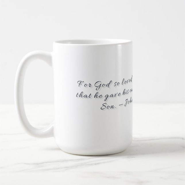 John 3:16, Gift Mug (Left)