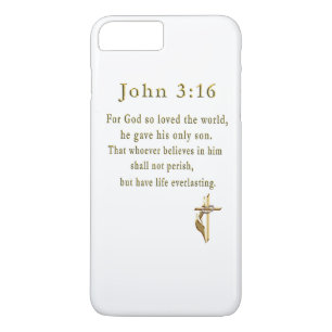 John 3:16 gifts iPhone 8 plus/7 plus case