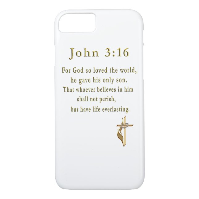 John 3:16 gifts Case-Mate iPhone case (Back)
