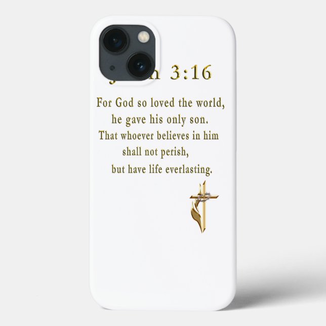 John 3:16 gifts Case-Mate iPhone case (Back)