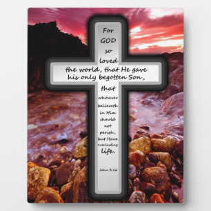 John 3:16 Gifts Plaque