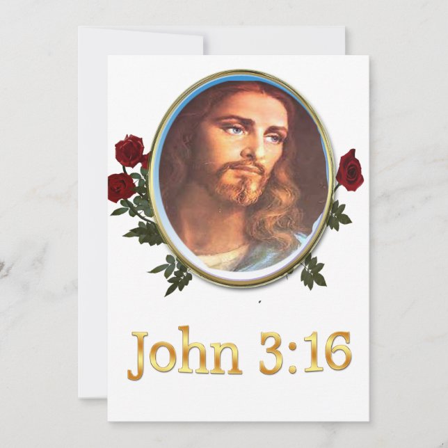 John 3:16 holiday card (Front)