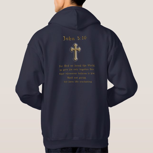 John 3:16 hoodie (Back)