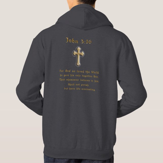 John 3:16 hoodie (Back)