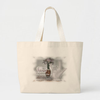 John 3:16 ILY Large Tote Bag