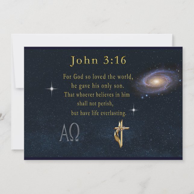 John 3:16 invitation (Front)