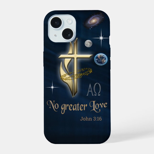 John 3:16 iPhone 15 case (Back)