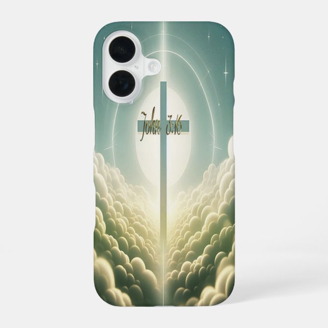 John 3:16 iPhone 16 case (Back)