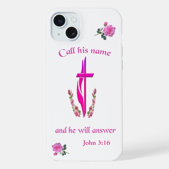 John 3:16 iPhone case (Back)