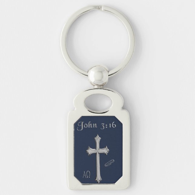 John 3:16 Jewlery Key Ring (Front)