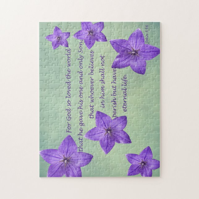 John 3:16 jigsaw puzzle (Vertical)