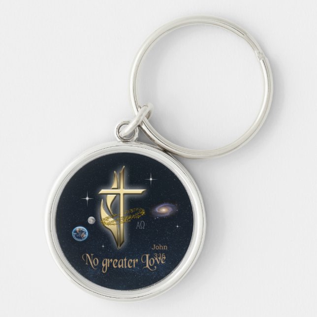 John 3:16 key ring (Front)