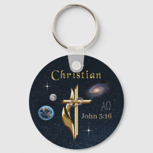 JOhn 3:16 Key Ring