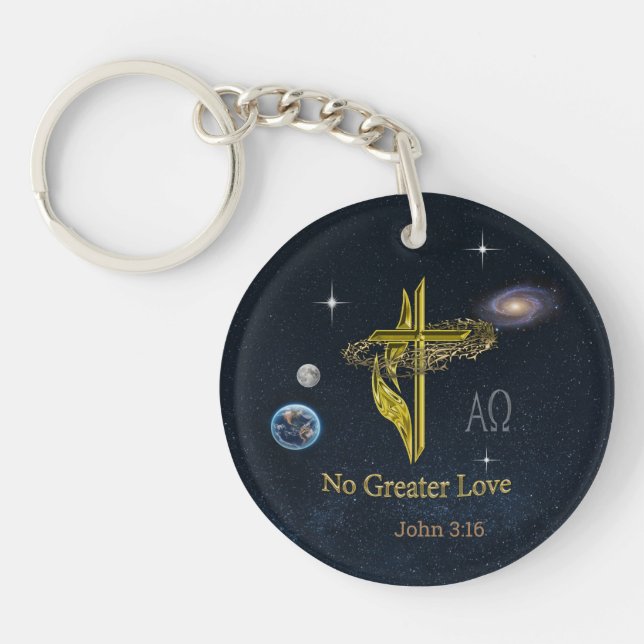 John 3:16 key ring (Front)