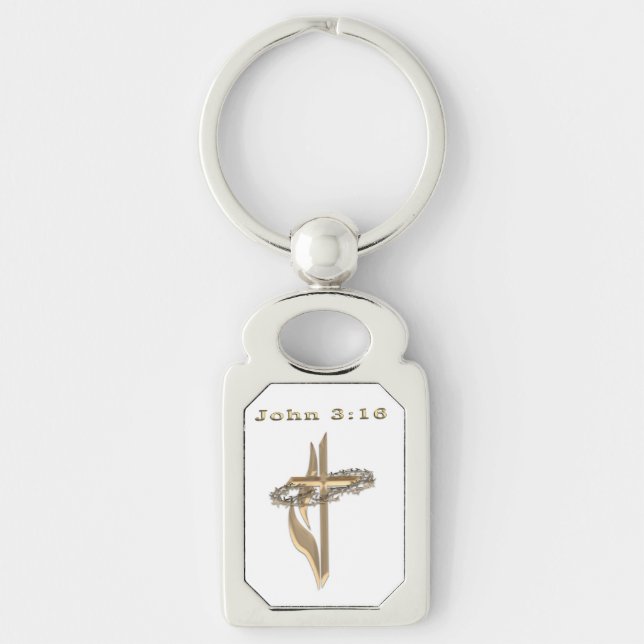 John 3:16 key ring (Front)