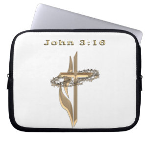 John 3:16 laptop sleeve