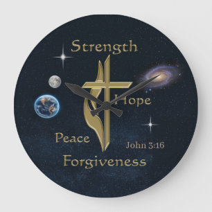 John 3:16 large clock