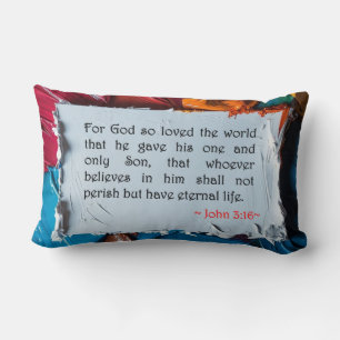 John 3:16   lumbar cushion