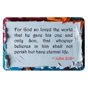 John 3:16 magnet