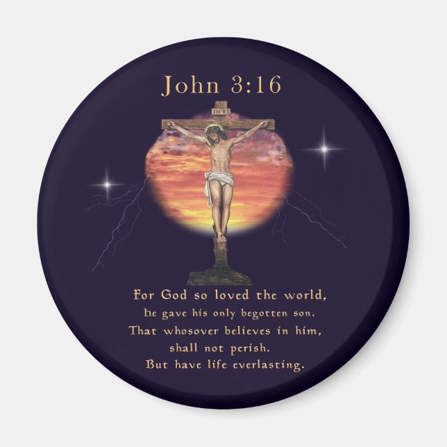 John 3:16 magnet (Front)