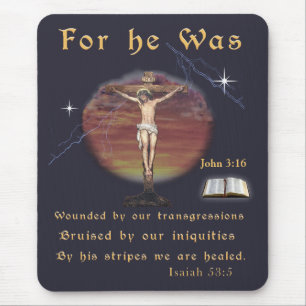 John 3:16 mouse pad