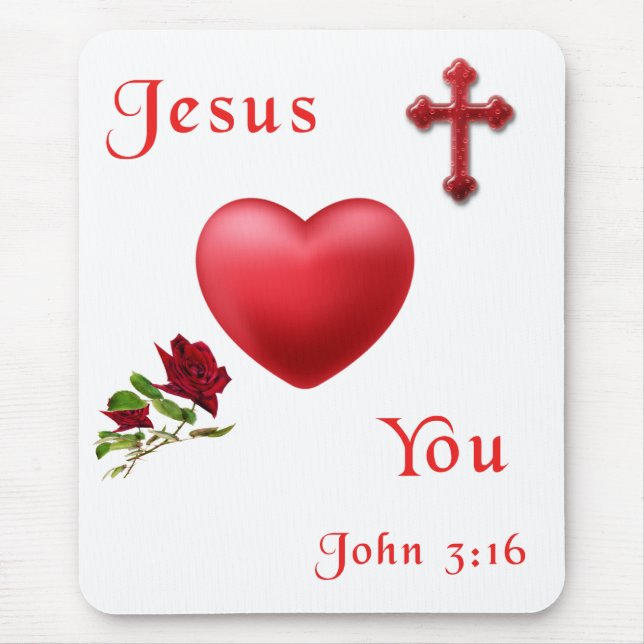 John 3:16 mouse pad (Front)