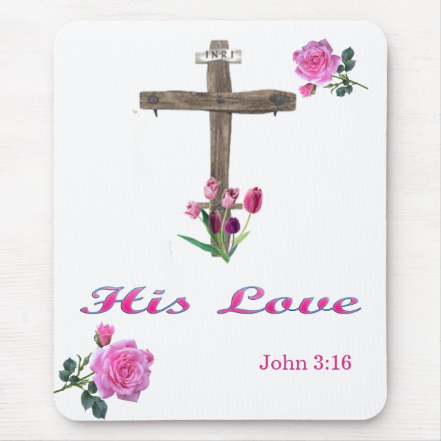  john 3:16 mouse pad (Front)