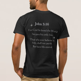 John 3:16 My Lord and saviour Christian T-Shirt