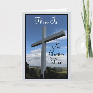 John 3:16 No Greater Love Easter Card