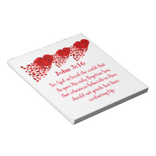 John 3:16 notepad