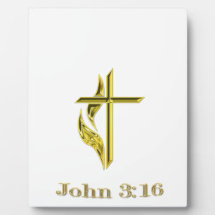 John 3:16 plaque