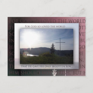 John 3:16 postcard