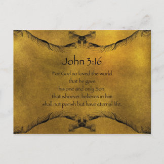 John 3:16 postcard